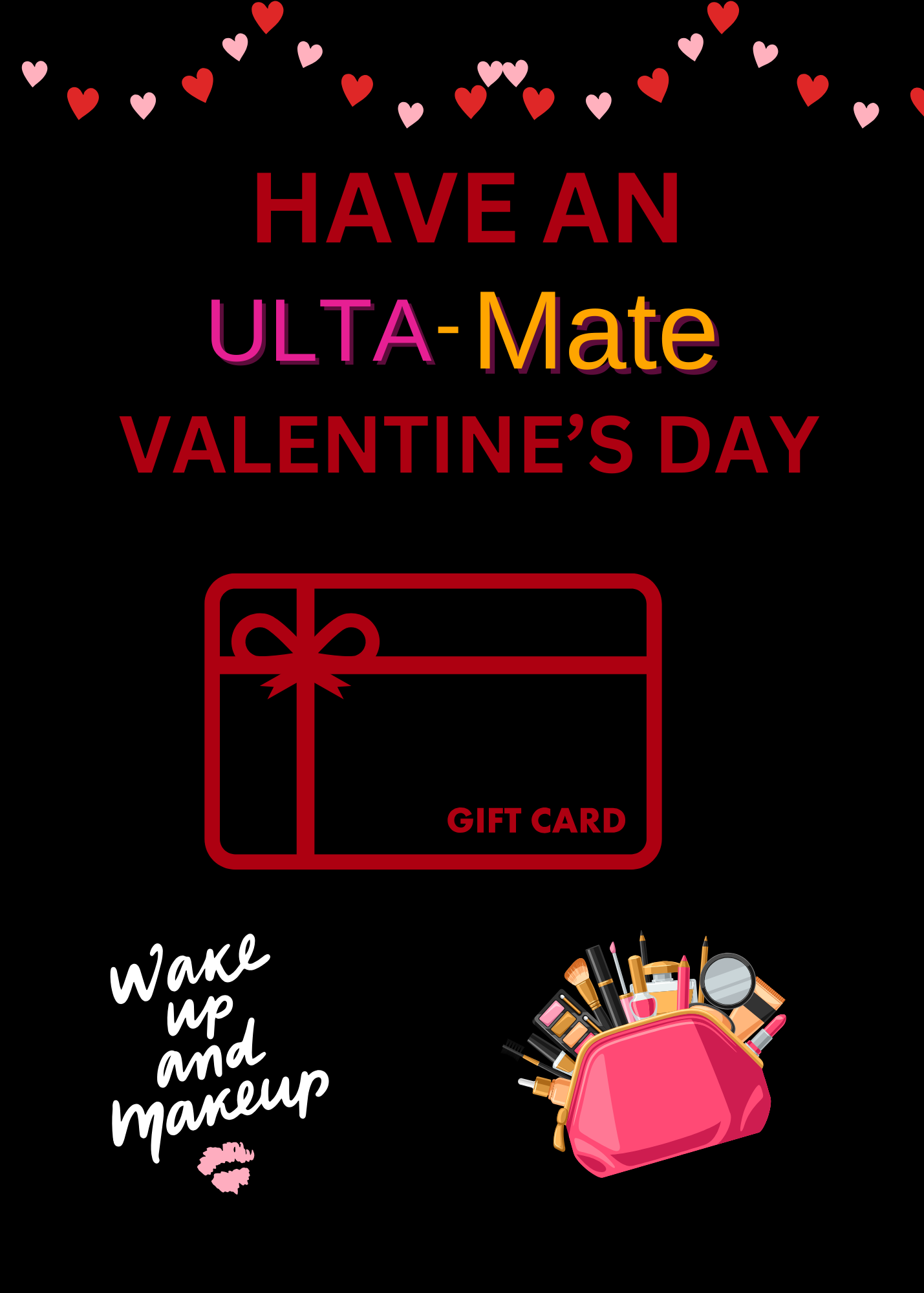 Red/Black Valentine’s Day Gift Card BookDigital