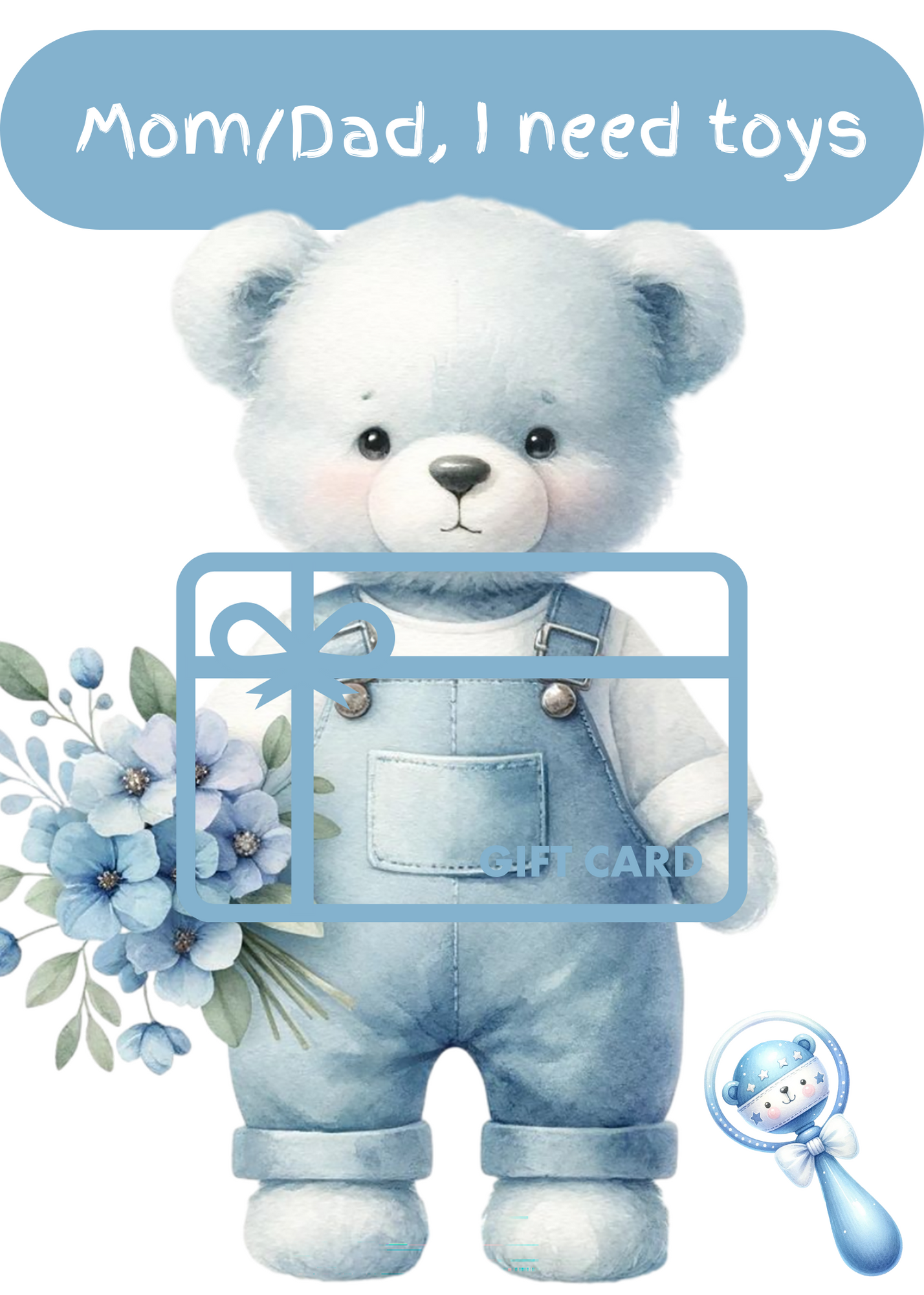 Baby Boy Gift Card Book-Digital