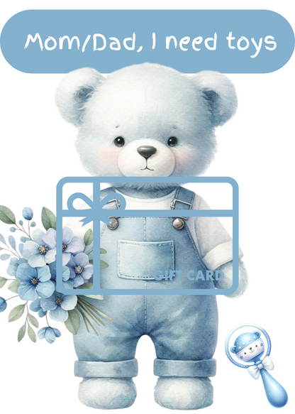 Baby Boy Gift Card Book-Digital