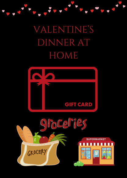 Red/Black Valentine’s Day Gift Card BookDigital