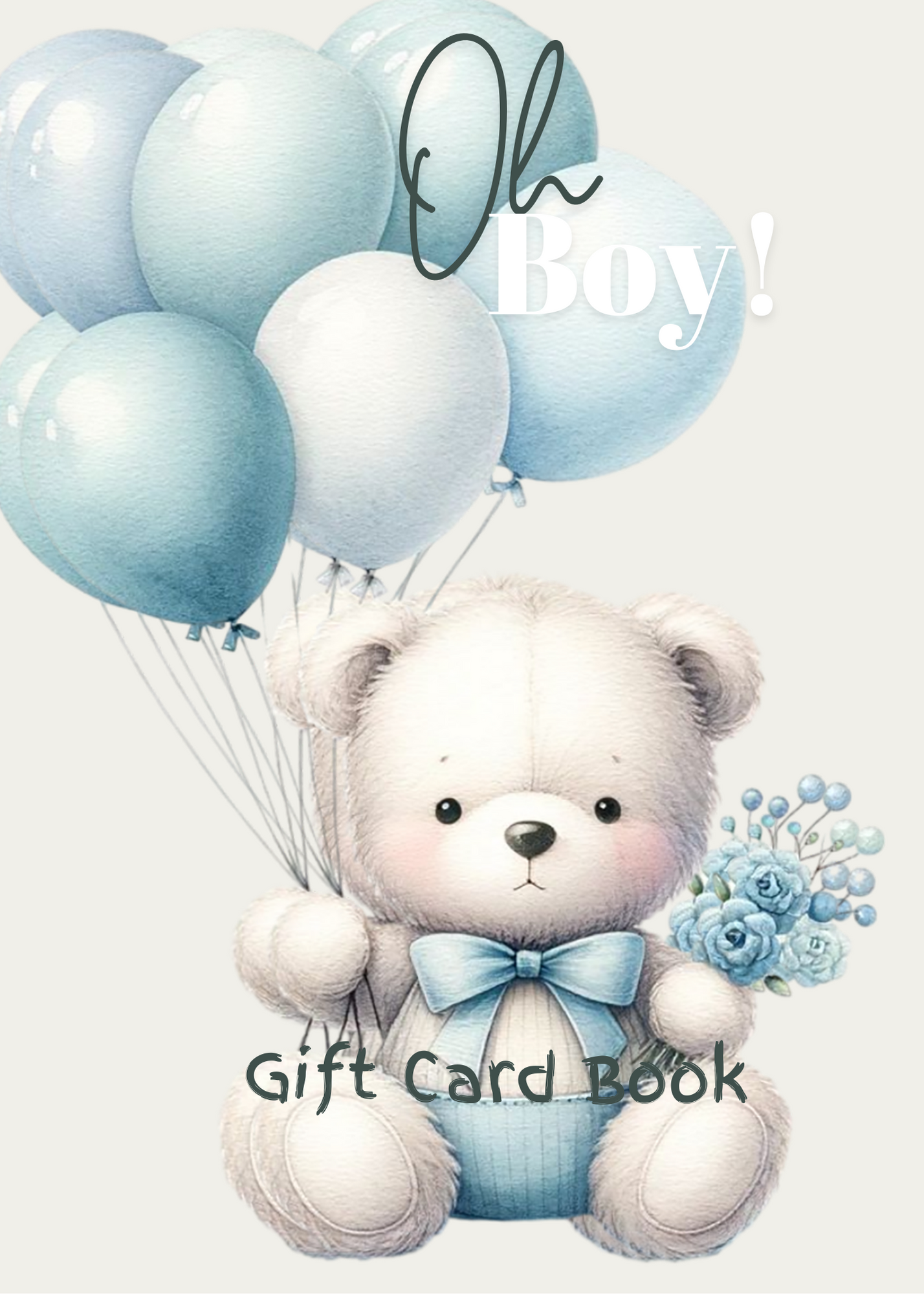 Boy Baby Gift card build-a-book