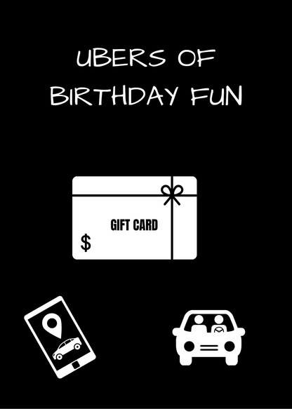 Happy Birthday Gift Card Book- Blue