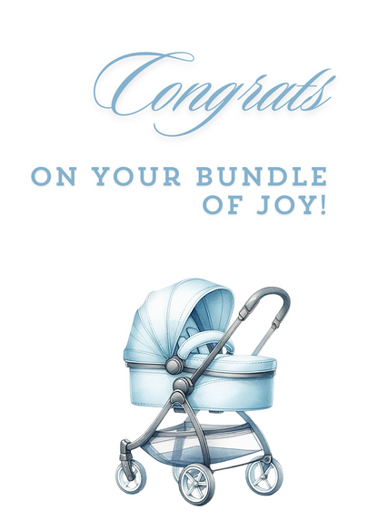 Baby Boy Gift Card Book-Digital