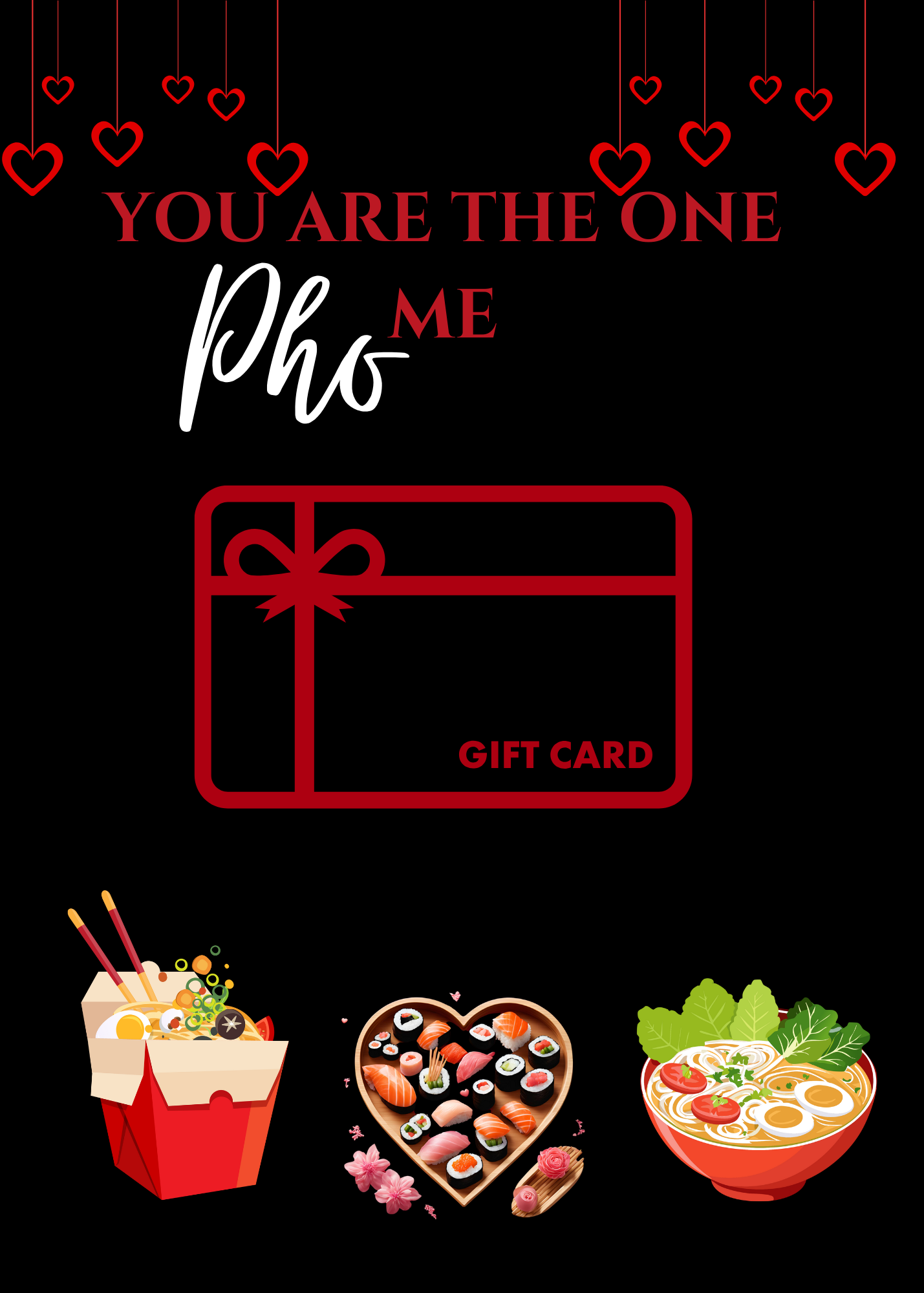 Red/Black Valentine’s Day Gift Card BookDigital