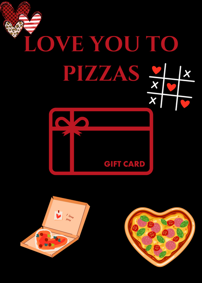 Red/Black Valentine’s Day Gift Card BookDigital