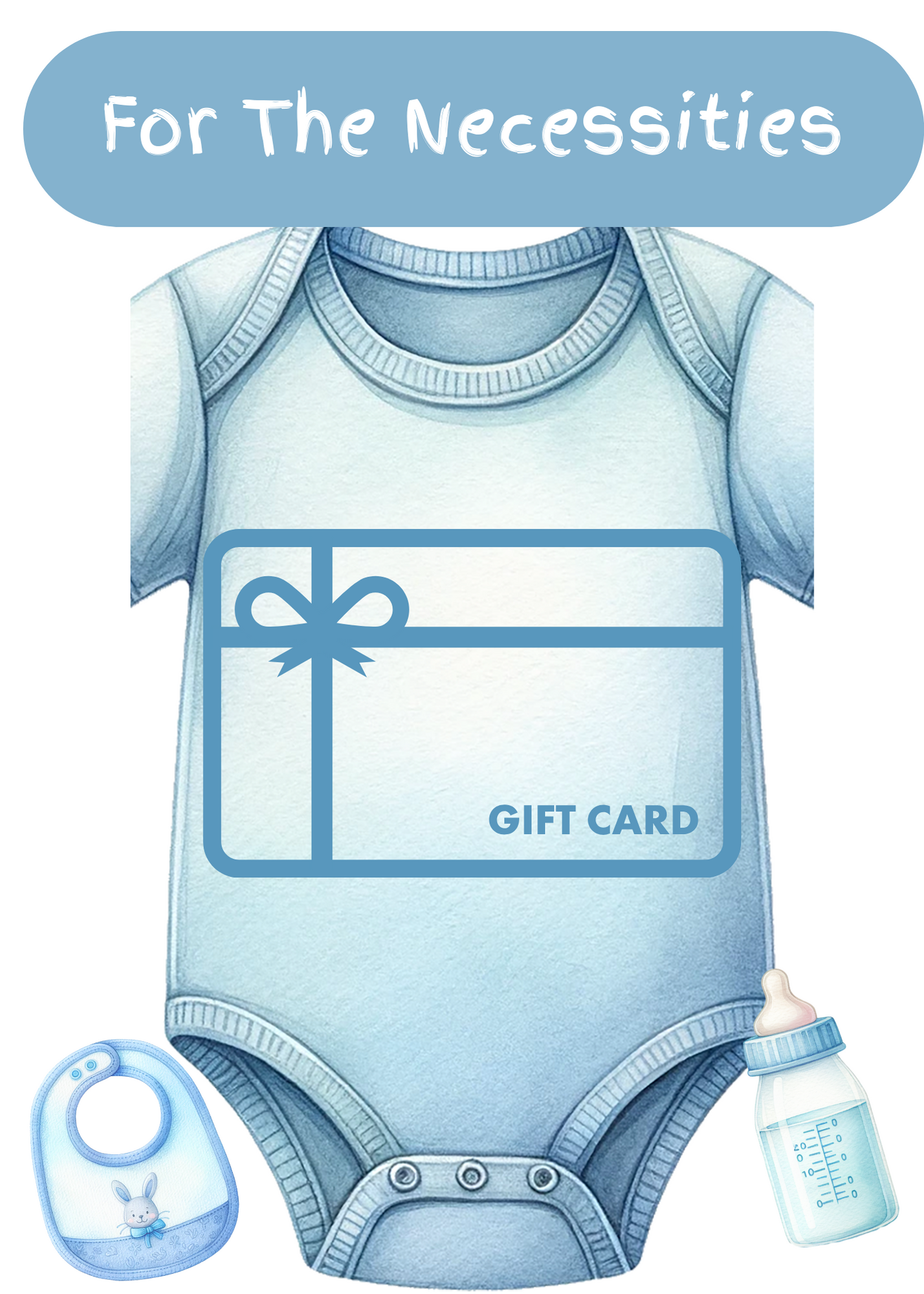 Boy Baby Gift card build-a-book