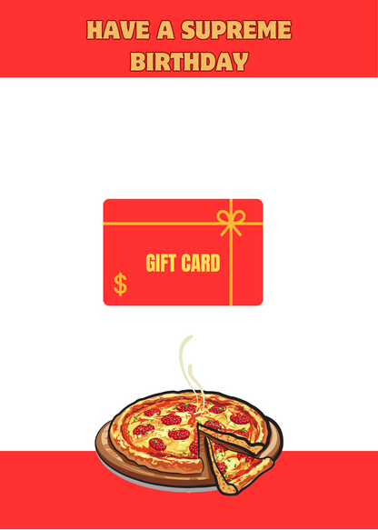 Happy Birthday Gift Card Book- Blue