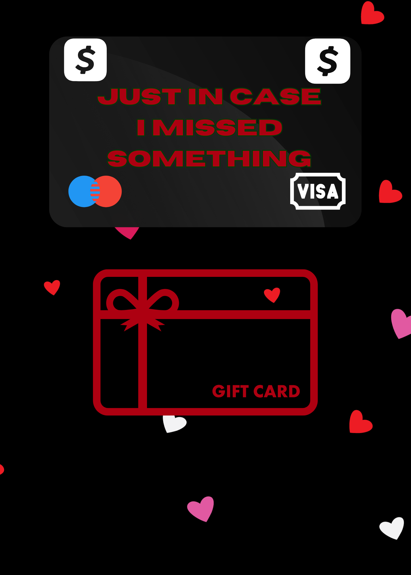 Red/Black Valentine’s Day Gift Card BookDigital