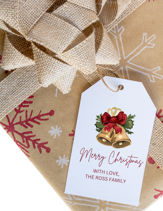 Christmas Bells Gift Tag