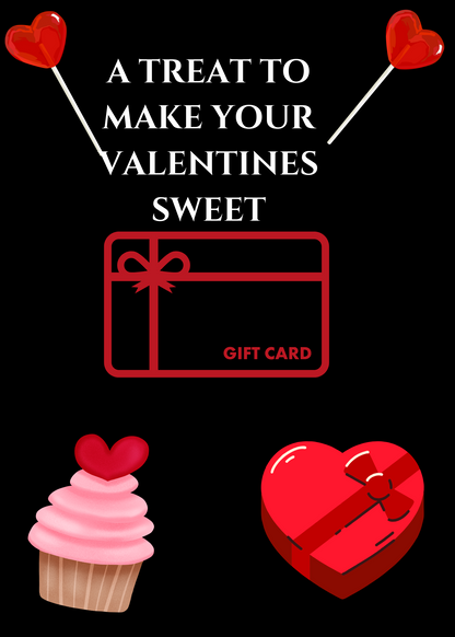 Red/Black Valentine’s Day Gift Card BookDigital