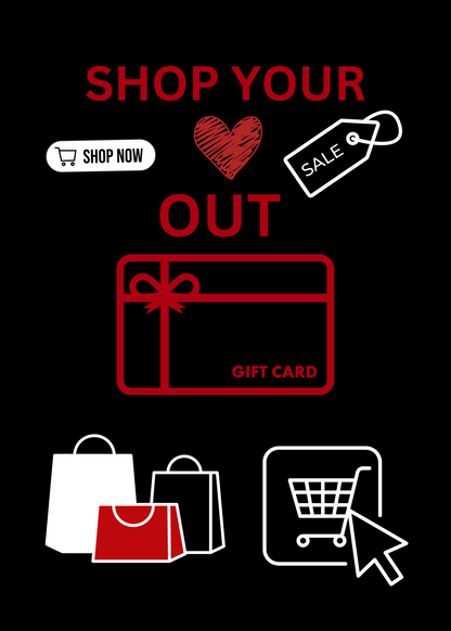 Red/Black Valentine’s Day Gift Card BookDigital