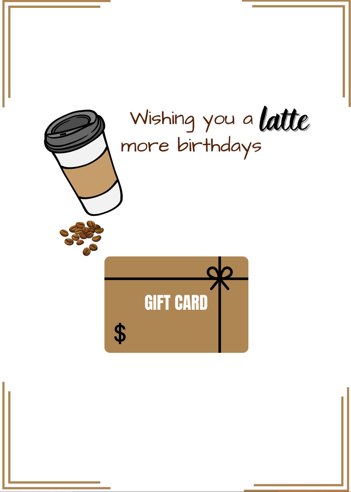 Happy Birthday Gift Card Book- Blue