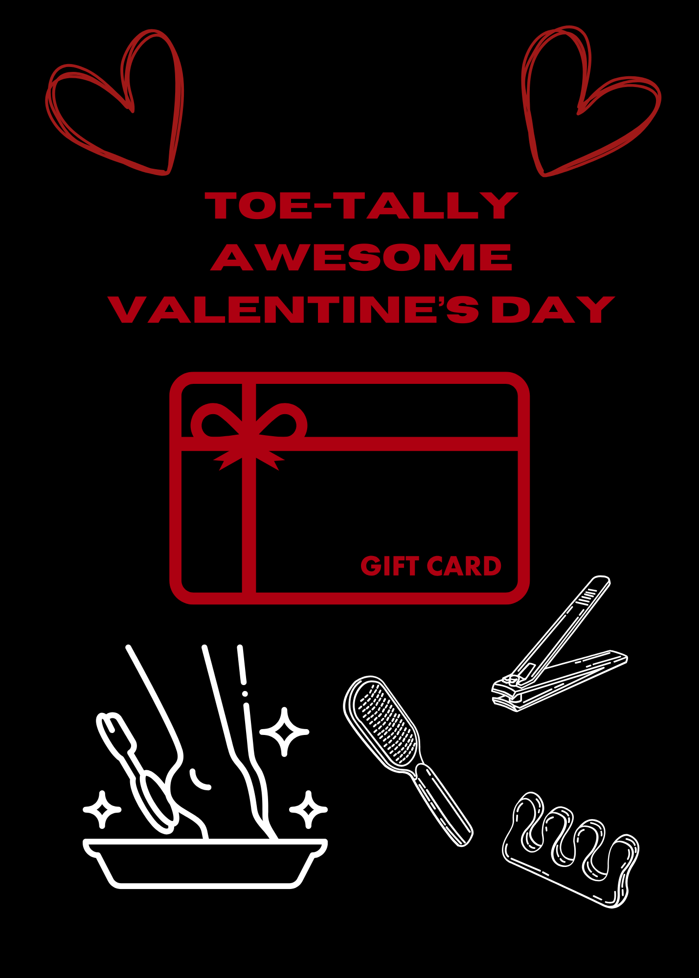 Red/Black Valentine’s Day Gift Card BookDigital