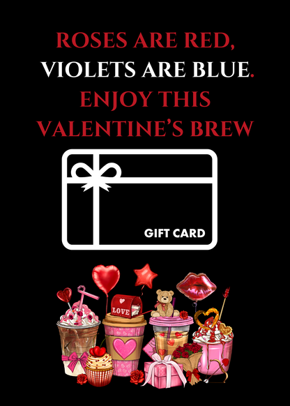 Red/Black Valentine’s Day Gift Card BookDigital