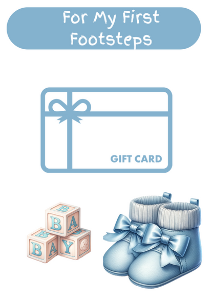 Boy Baby Gift card build-a-book