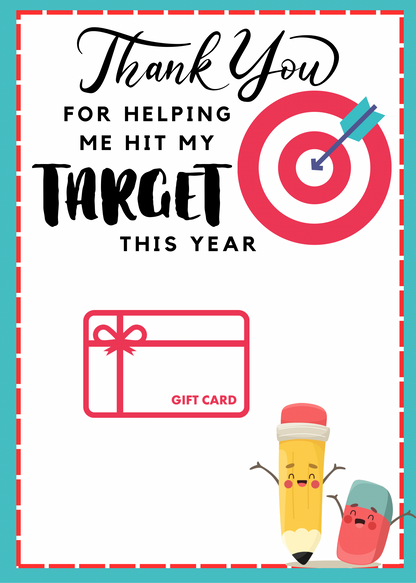 Teacher Gift Card Pack