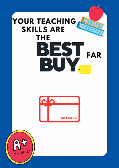 Teacher Gift Card Pack