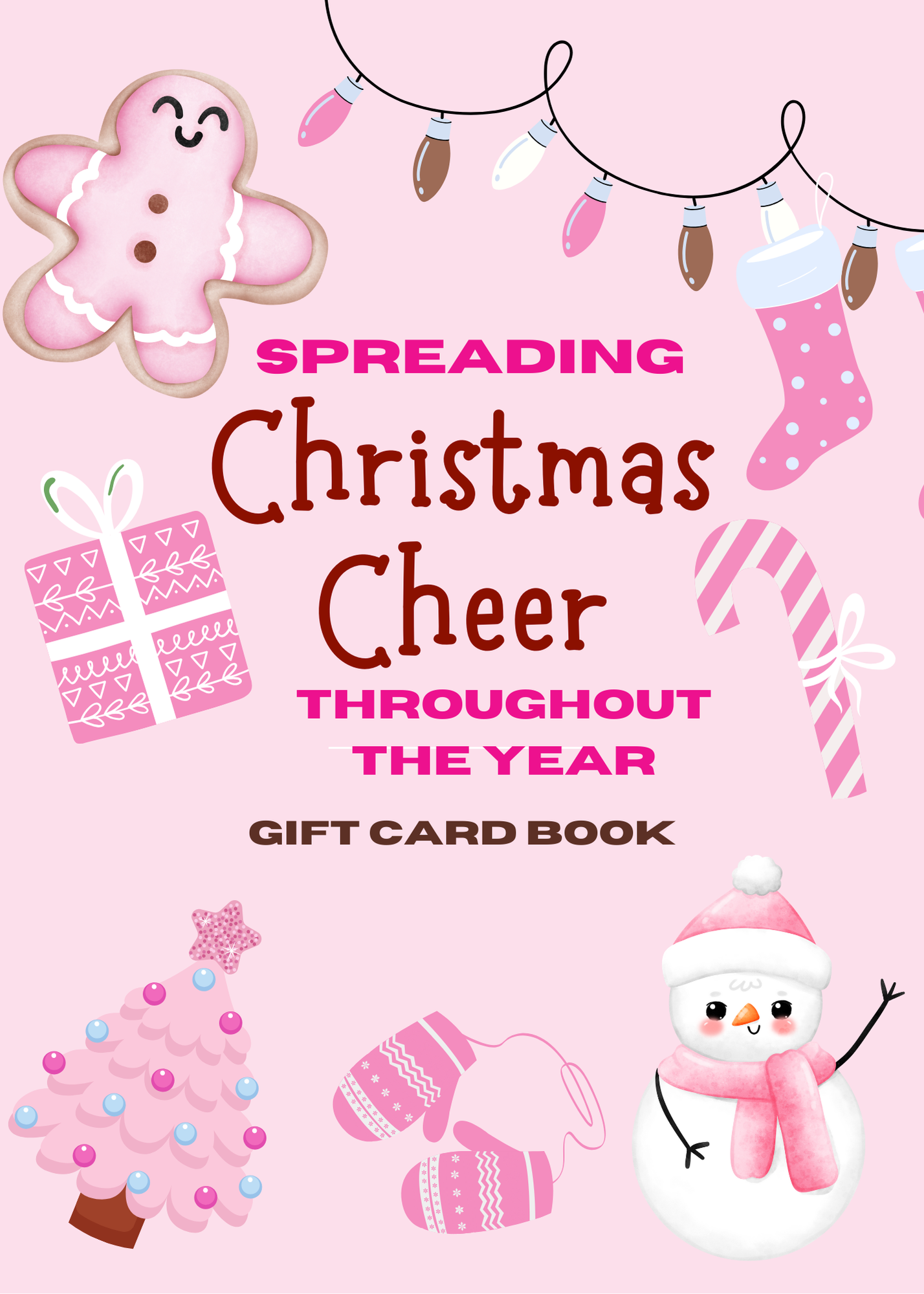 CHRISTMAS TREE BOOK-DIGITAL PINK