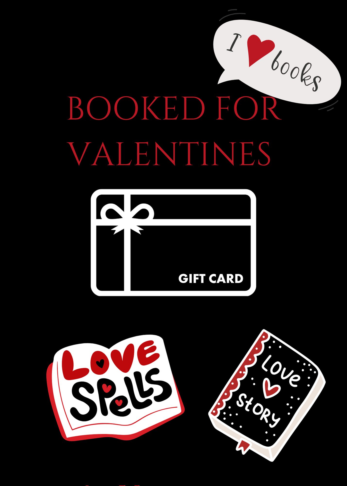 Red/Black Valentine’s Day Gift Card BookDigital