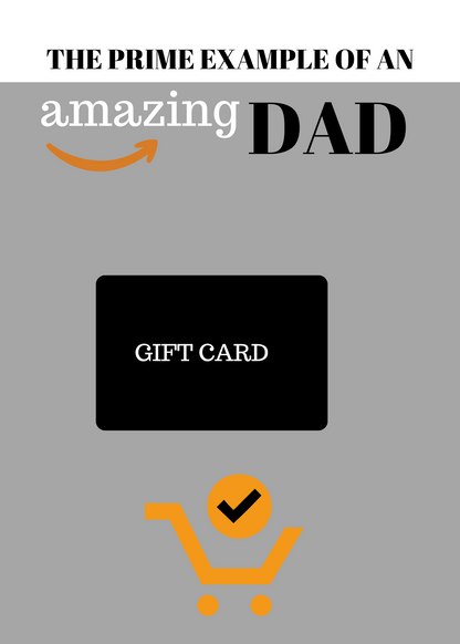 Fathers Day Buildable Gift Card Book