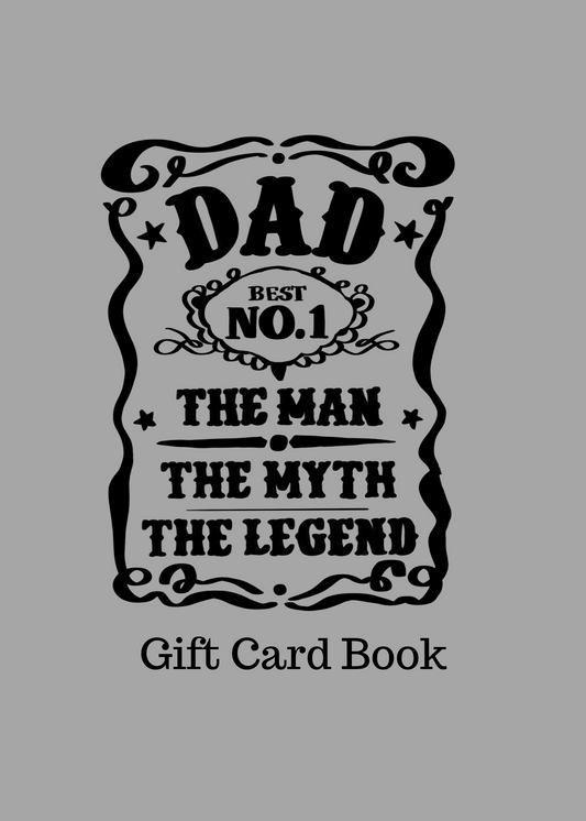 Fathers Day Buildable Gift Card Book