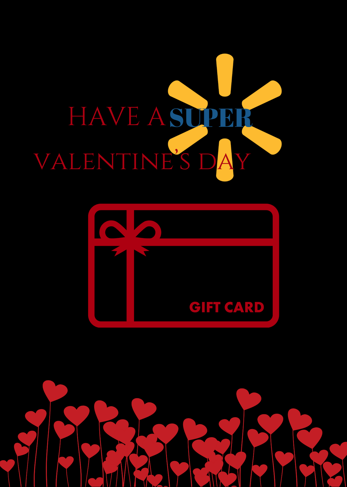 Red/Black Valentine’s Day Gift Card BookDigital