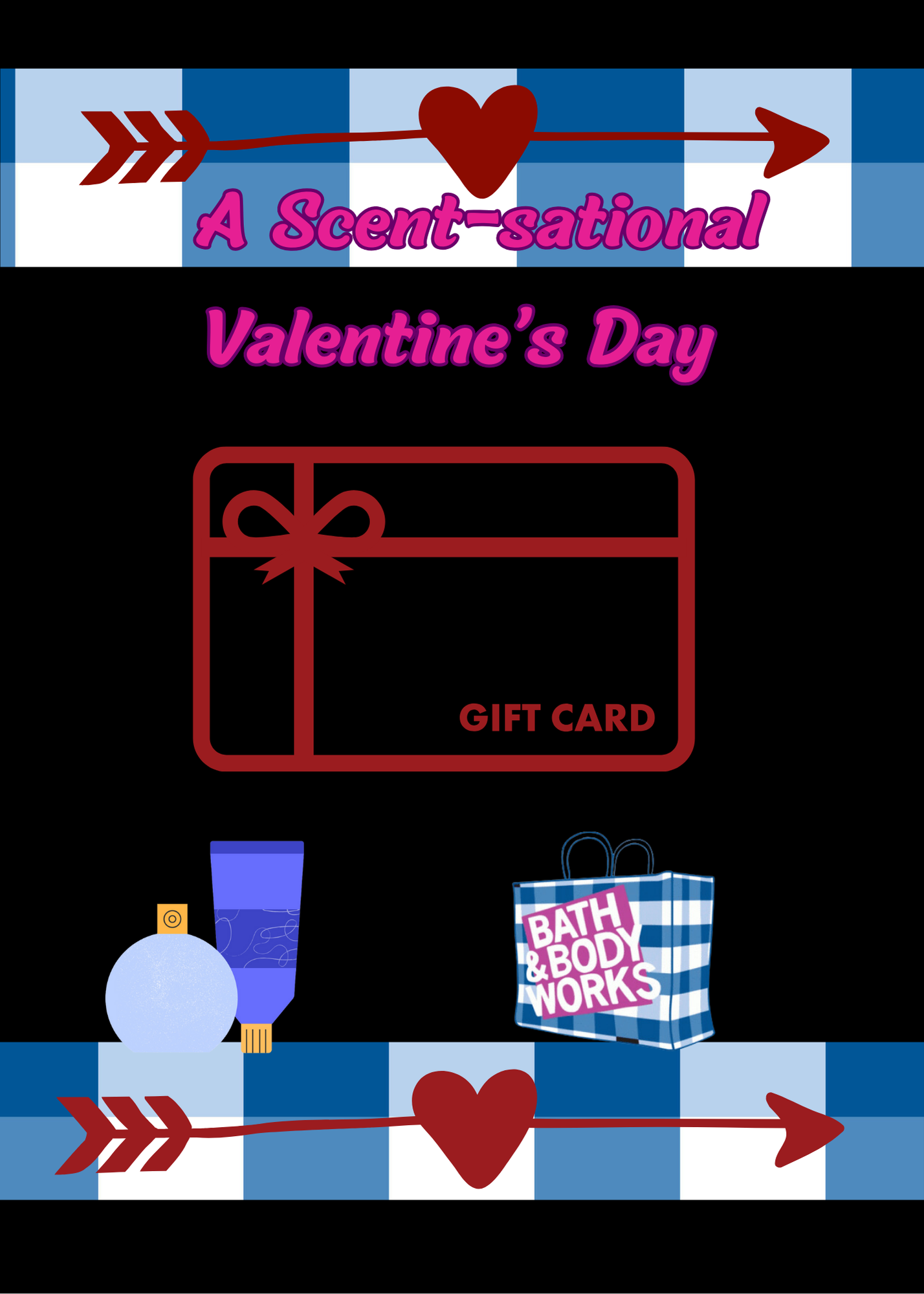 Red/Black Valentine’s Day Gift Card BookDigital