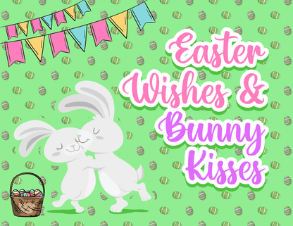 Easter Wishes Bunny Kisses Box Flap