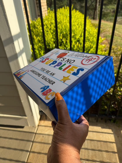 Teacher Appreciation Box-empty