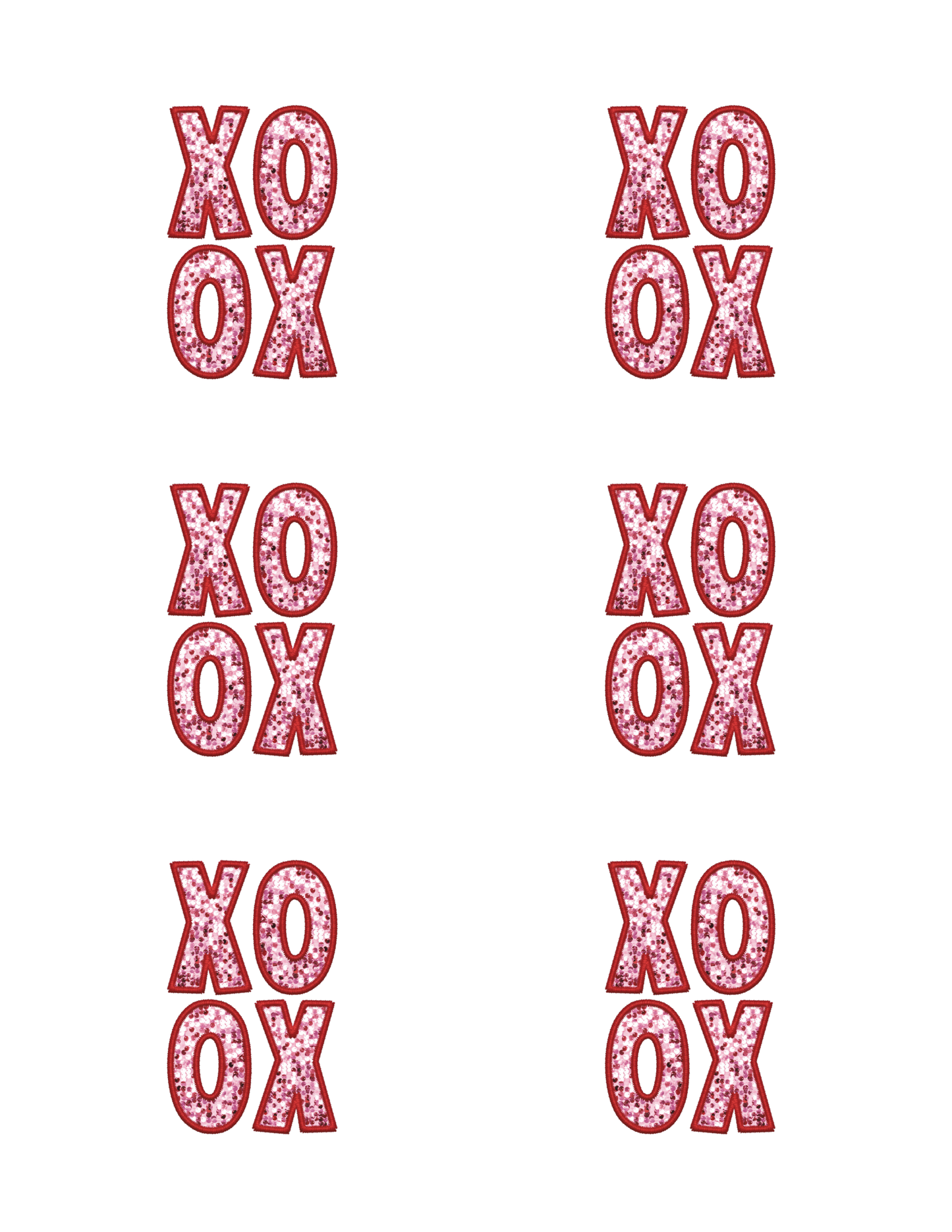 XOXO DIGITAL STICKER