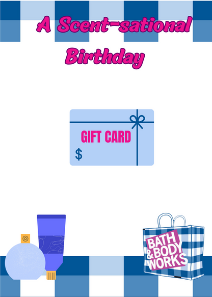 BIRTHDAY GIFT CARD BOOK-BUILD A BOOK TRAD