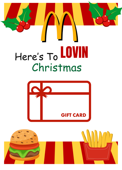 CHRISTMAS GIFT CARD BOOK-TRADITIONAL DIGITAL