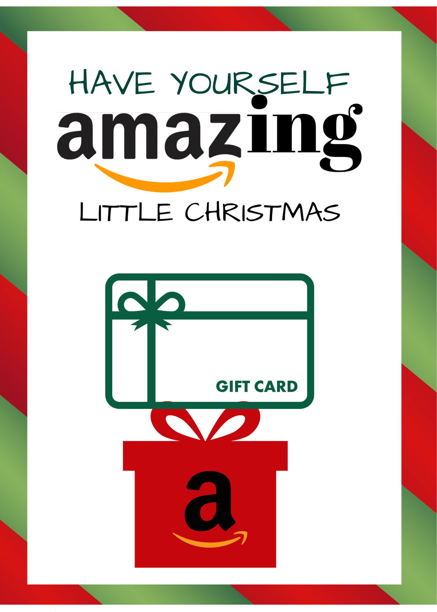 CHRISTMAS GIFT CARD BOOK-TRADITIONAL DIGITAL