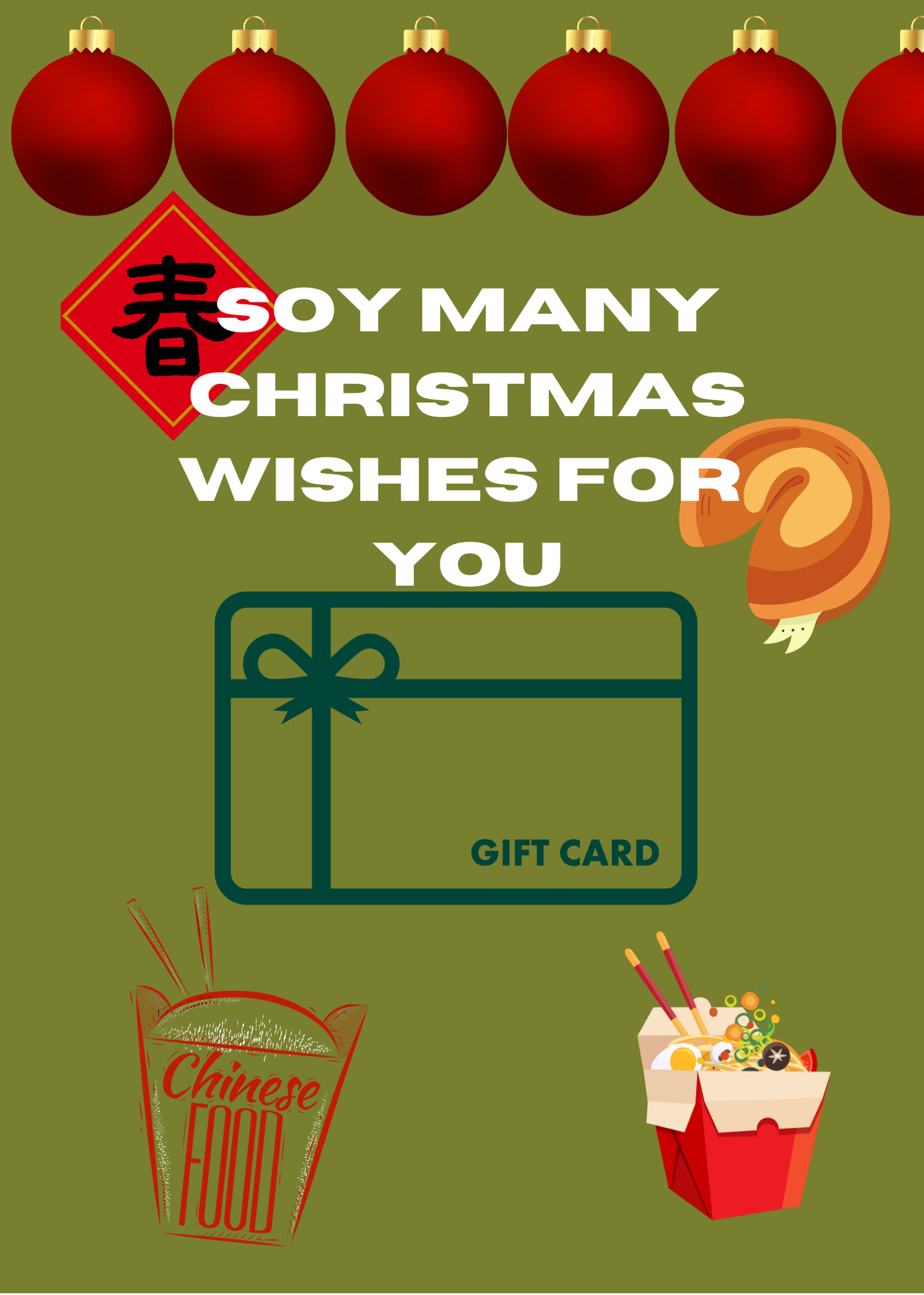 CHRISTMAS GIFT CARD BOOK-TRADITIONAL DIGITAL