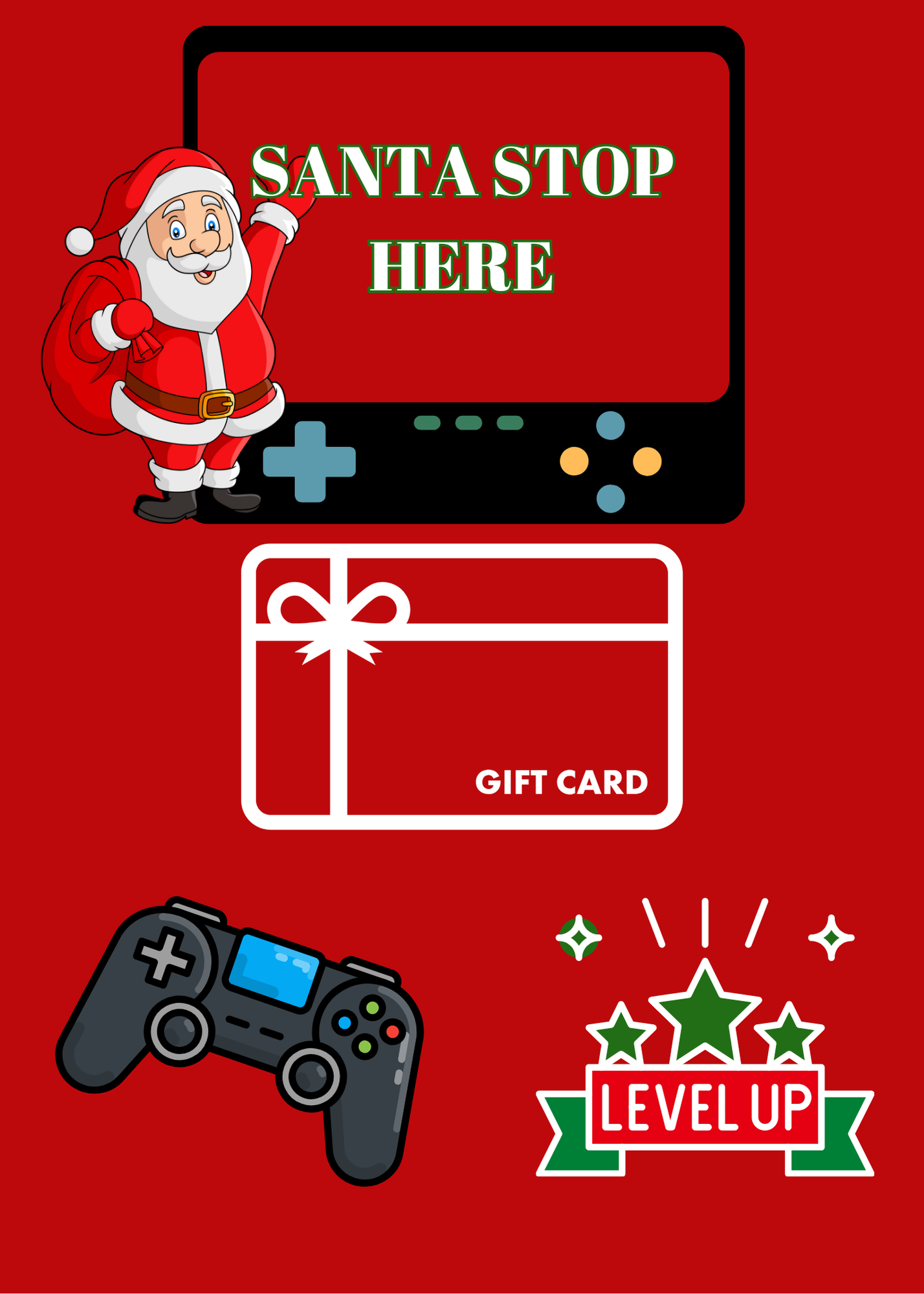 CHRISTMAS GIFT CARD BOOK-TRADITIONAL DIGITAL