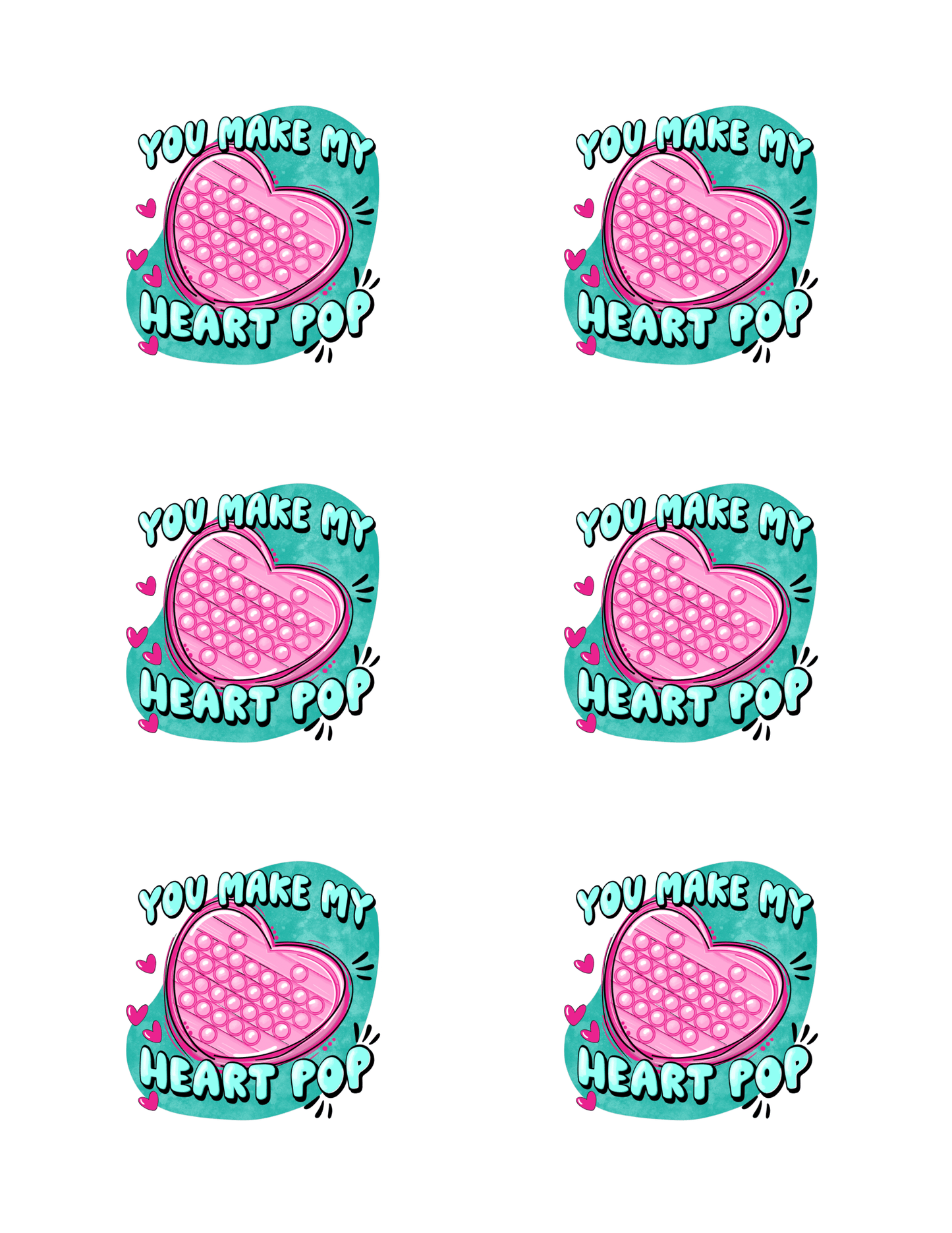 YOU MAKE MY HEART POP-DIGITAL FILE